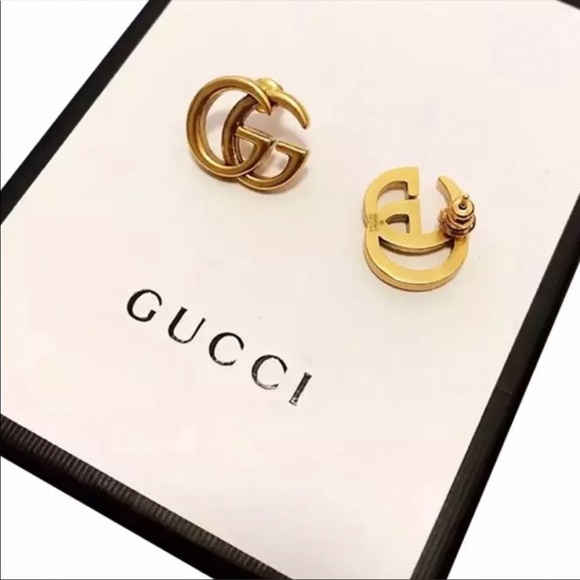 Gucci Jewelry - GG Golden Stud Earrings